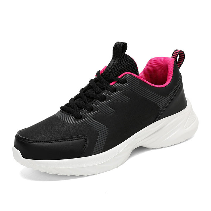 Unisex nan urbaner Komfort-Sneaker mit gepolsterter Keilsohle atmungsaktiver Meshzunge und robustem Kunstlederbesatz Drune