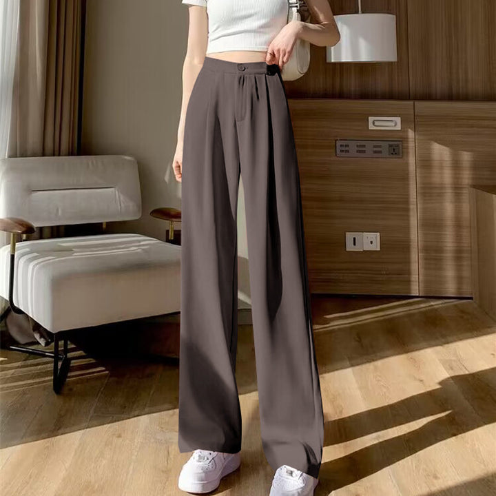 Damen Weit geschnittene Stoffhose Drune