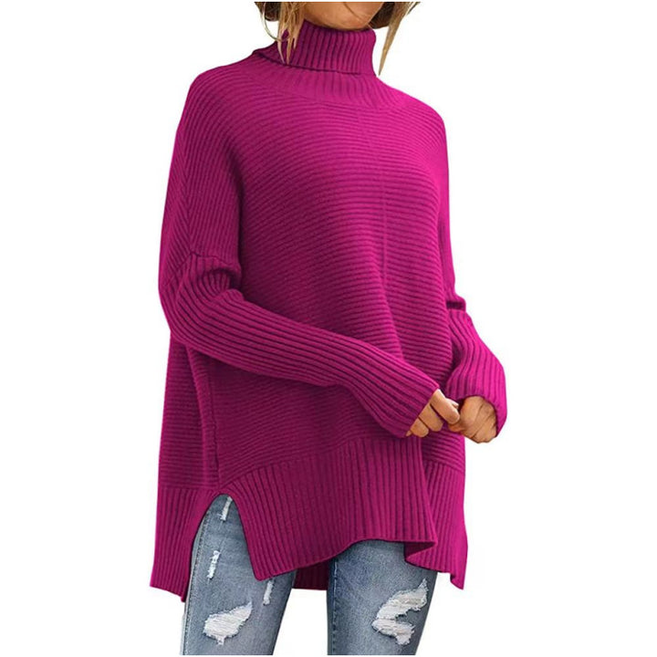 Damen Kuscheliger Rollkragenpullover Drune