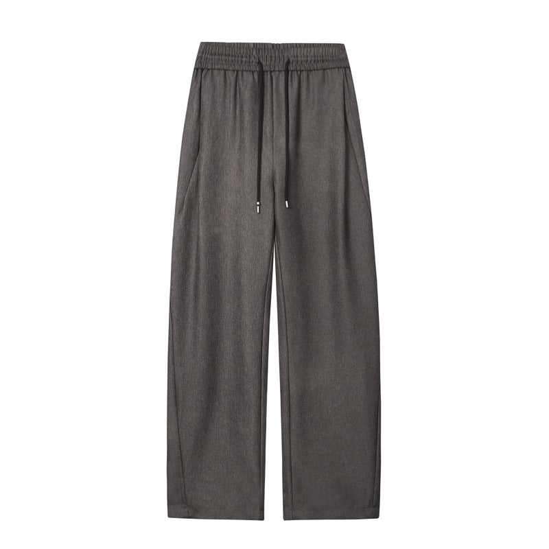 Herren Weite Lounge-Hose mit elastischem Bund, Kordelzug und softem Jersey-Material Drune