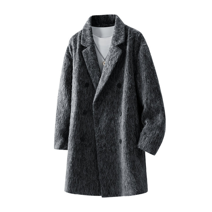 Damen Modische Wollmantel Drune