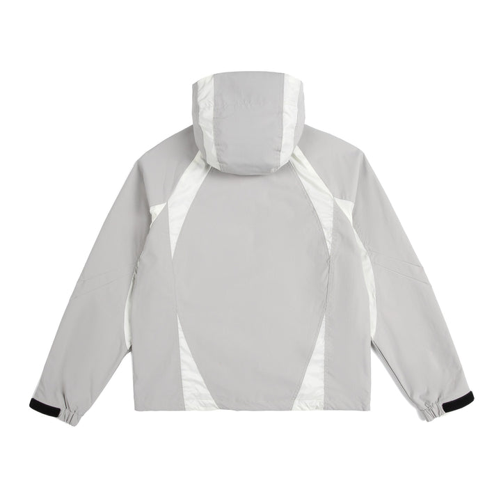 Unisex Leichte Regen- und Softshell-Jacke mit Kapuze, verstellbaren Saum- und Reißverschlusstaschen Drune