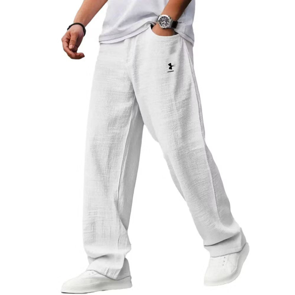 Herren Lässige Leinenhose Drune