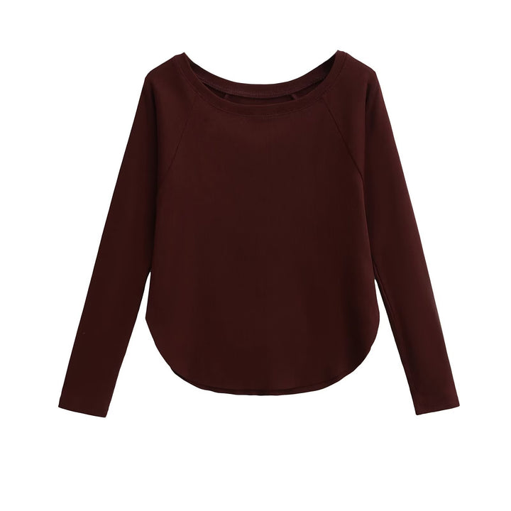 Damen lässiges Langarmshirt Drune