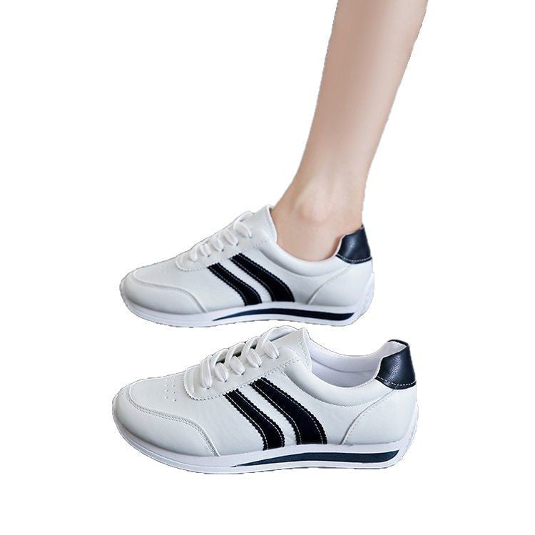 Damen klassische Sneakers mit modischen Streifen Drune