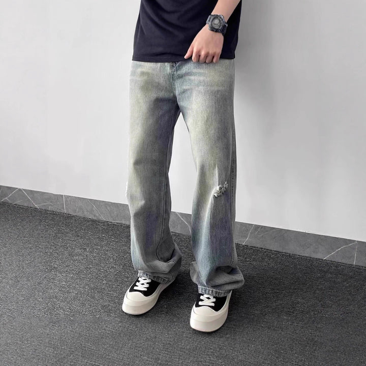 Damen Modische und lässige Baggy-Jeans Drune