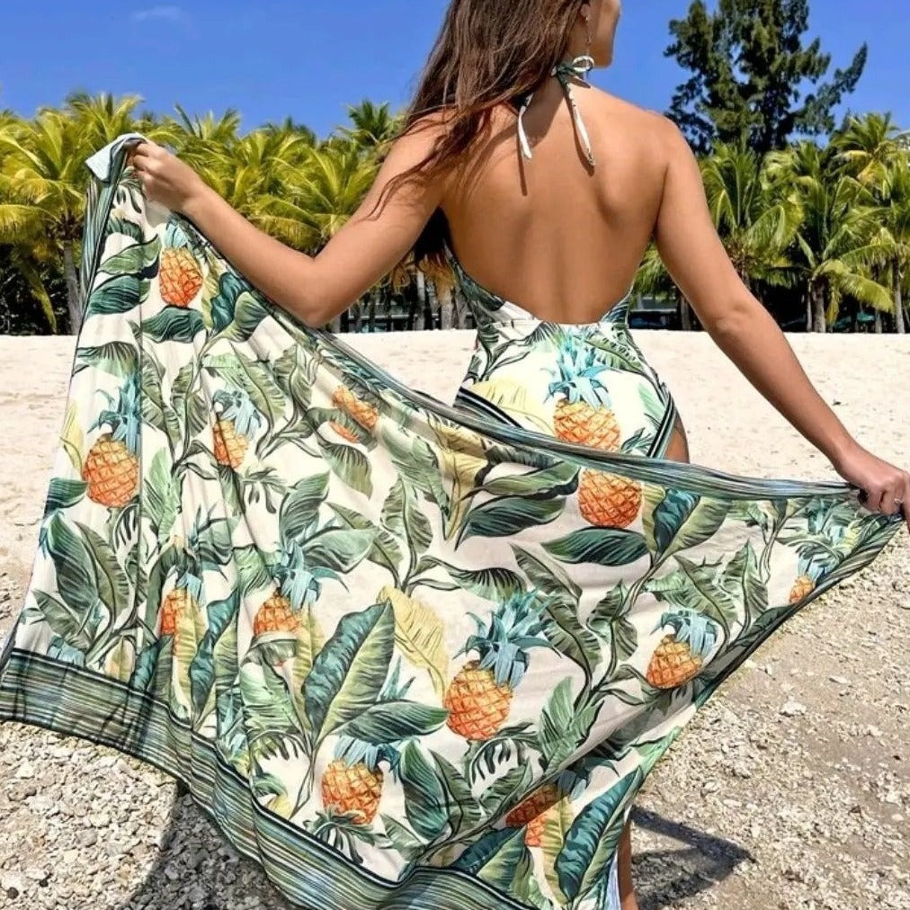 Damen Strandkleid Drune