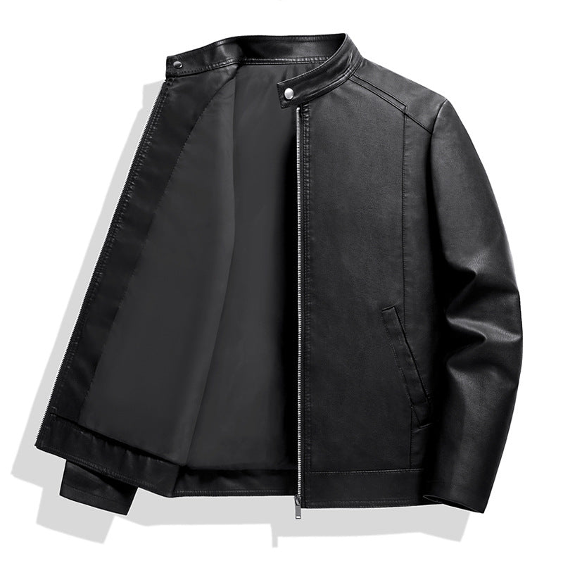 Herren Klassische Bikerjacke Drune