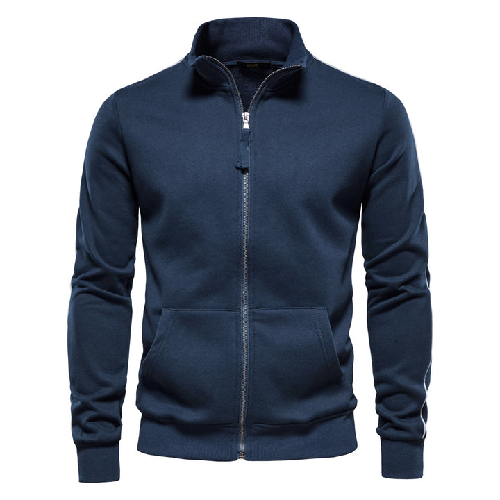 Herren Sportjacke mit hohem Kragen Drune