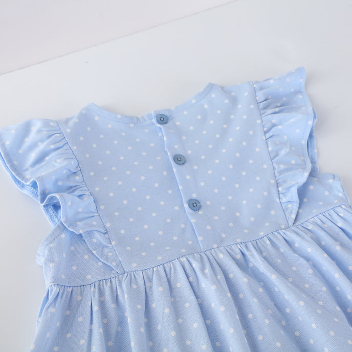 Mädchen Kleid mit niedlichen Feenapplikationen Drune
