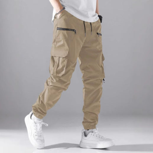 Herren Cargo-Hosen mit modernen Zipper-Taschen Drune