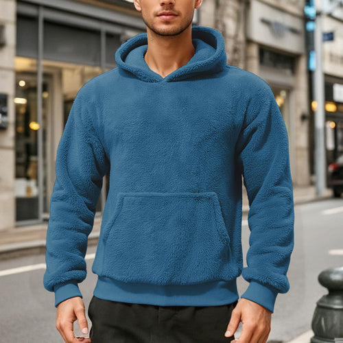 Herren bequemer Oversized Kapuzenpullover Drune