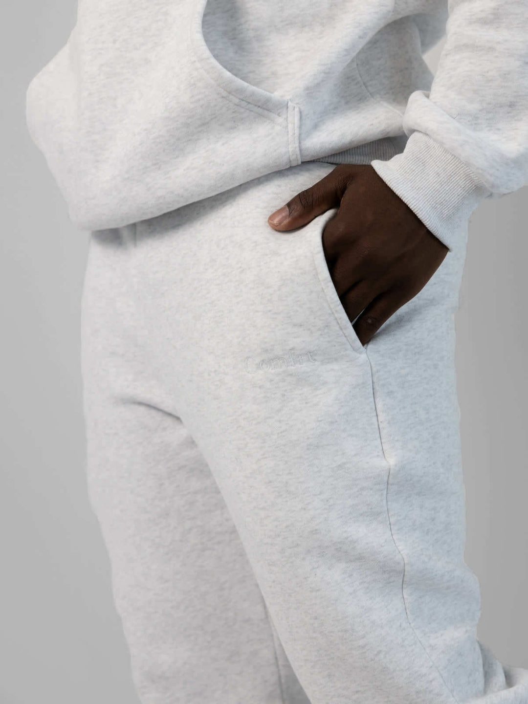 Damen nan lässige Sweatpants mit hohem Bund, seitlichen Eingrifftaschen und elastischen Bündchen Drune
