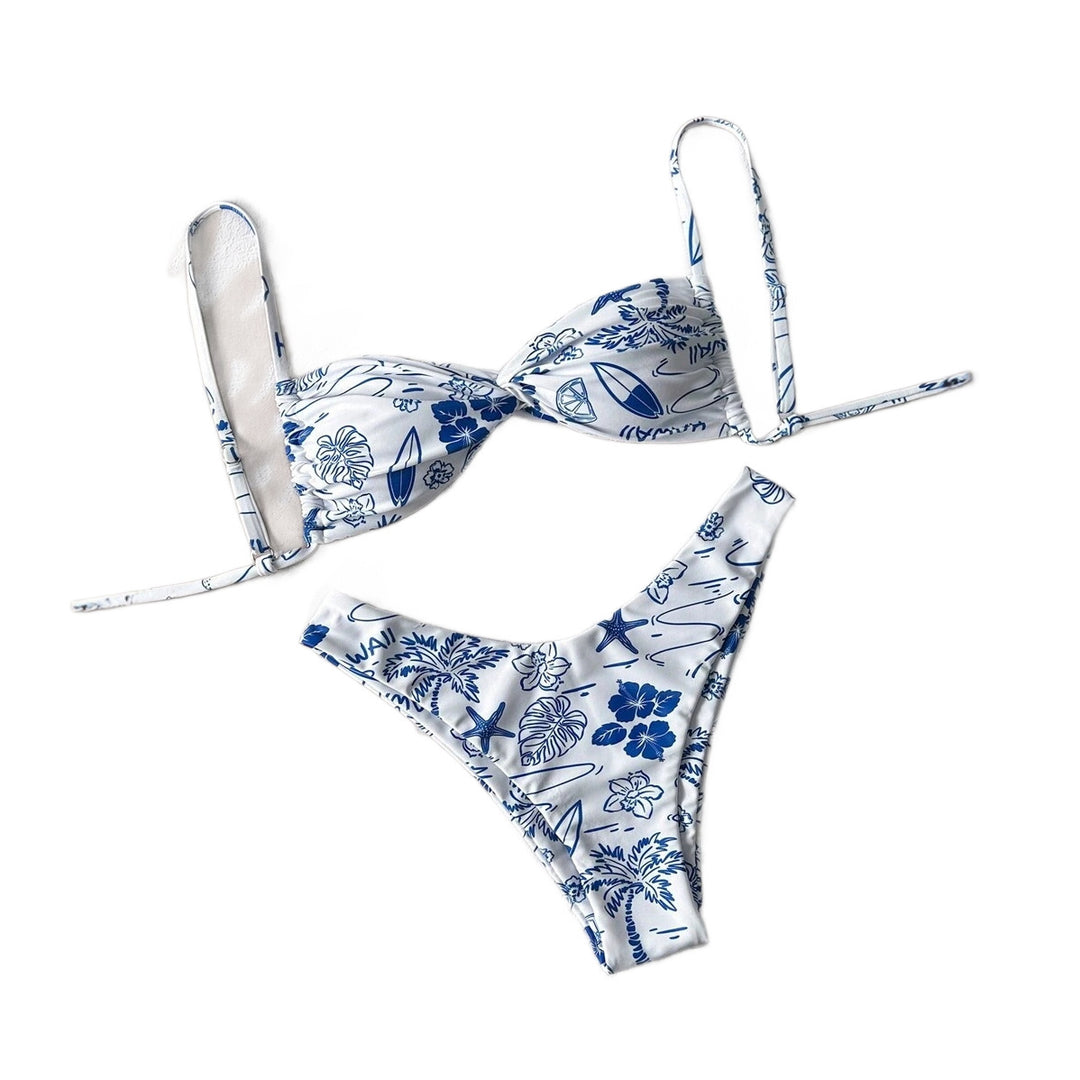 Damen Floral Bikini-Set Drune