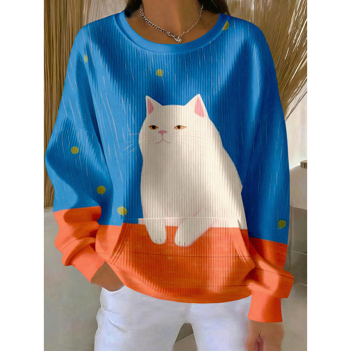 Damen Gemütlicher Pullover Drune