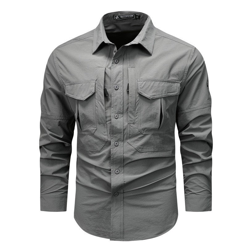 Herren Outdoor-Funktionshemd mit praktischen Taschen