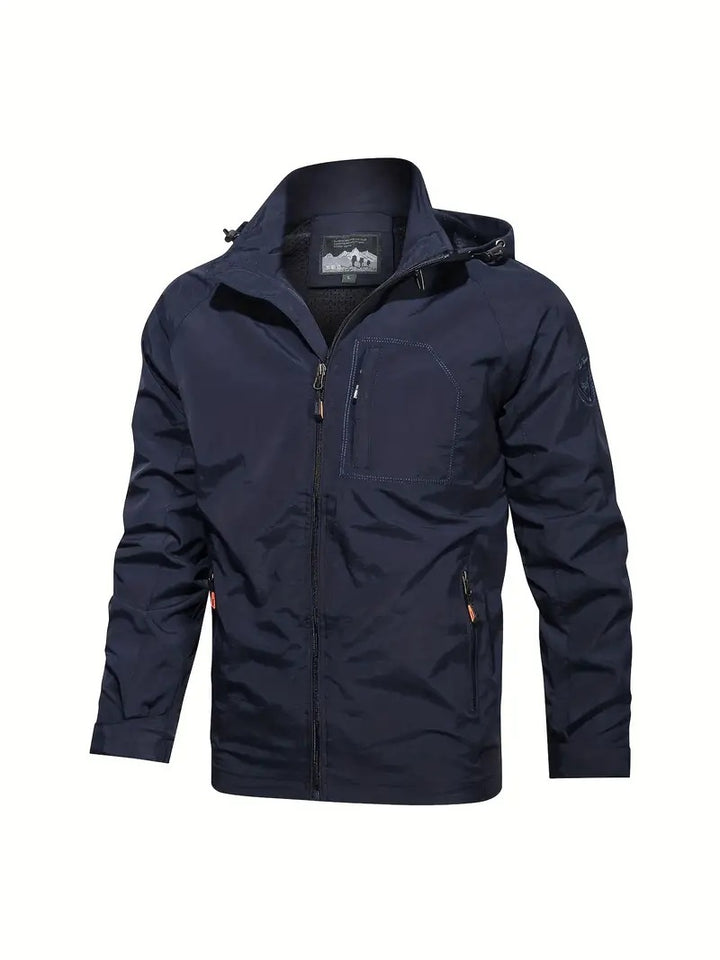 Herren Funktionsjacke mit hohem Kragen Drune