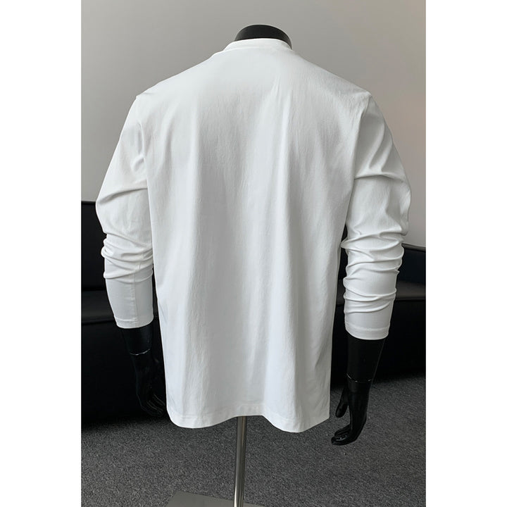Herren Sportlicher Longsleeve-Oberteil Drune