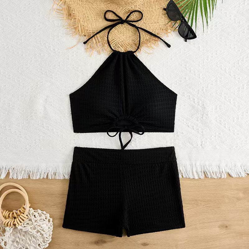 Damen Bikini-Set mit modischem Knotendesign und bequemem Höschen Drune