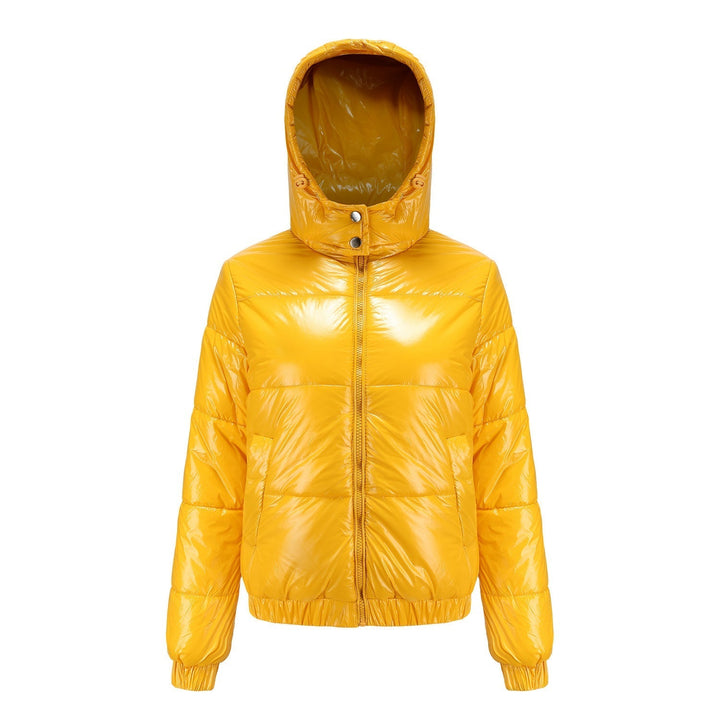 Glänzende Wasserabweisende Thermo Komfort Winterjacke Damen | Drune