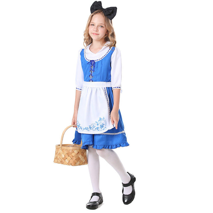 Mädchen Traditionelles Kleid Drune