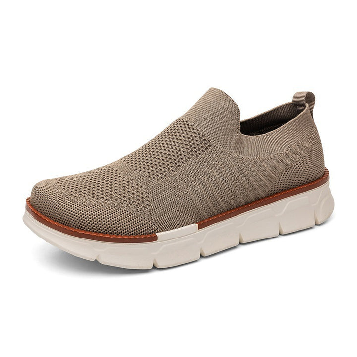 Herren Leichter Strick-Slip-On Sneaker mit Memory-Foam-Komfort und flexibler Profilsohle Drune