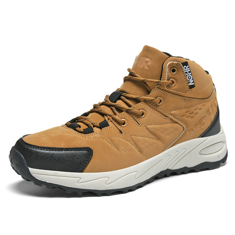 Herren nan robuster wasserabweisender Trekkingstiefel mit mittlerer Schafthöhe und rutschfester Profilsohle Drune