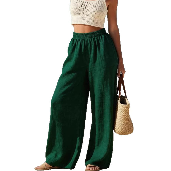 Damen weite Palazzohose Drune