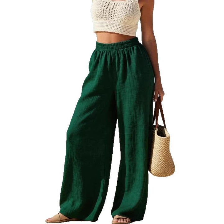 Damen weite Palazzohose Drune