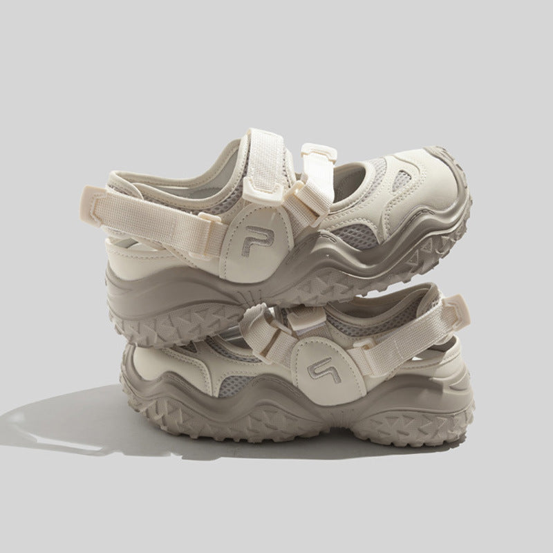 Damen Sportliche Sandalen mit praktischem Klettverschluss und ergonomischer Sohle Drune