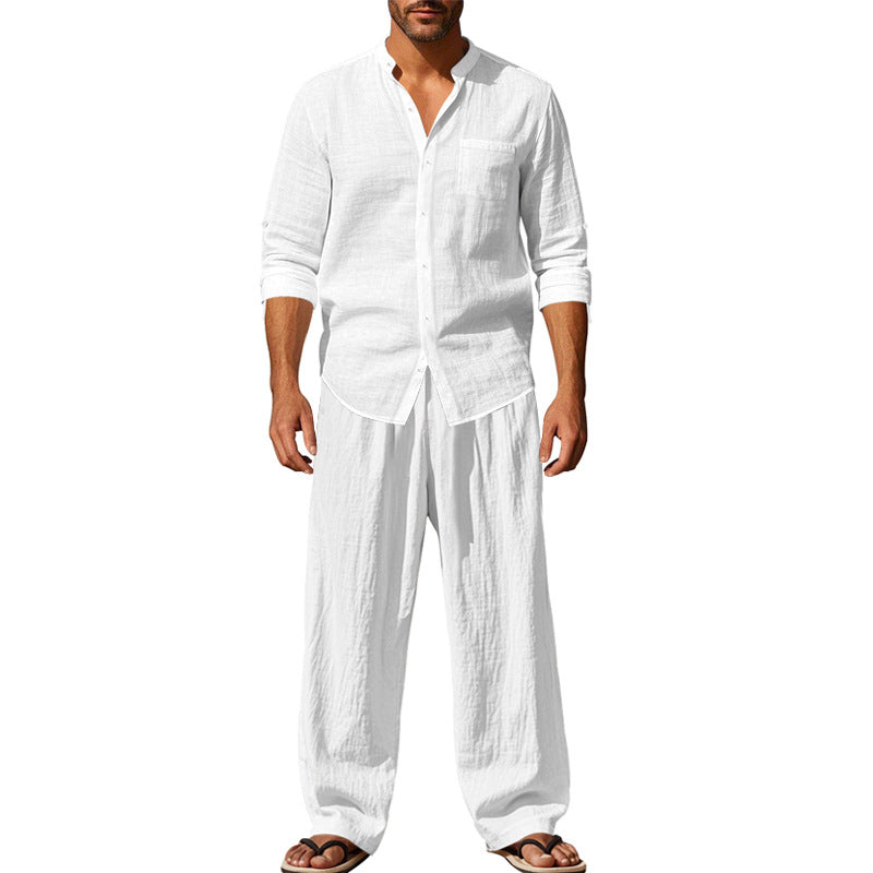 Herren luftiges Hemd- und Hosen-Set Drune