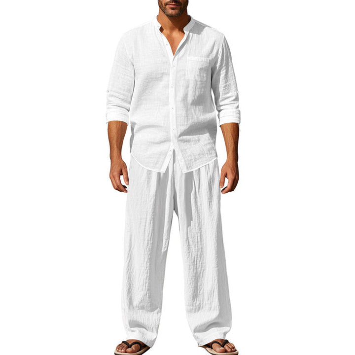 Herren luftiges Hemd- und Hosen-Set Drune