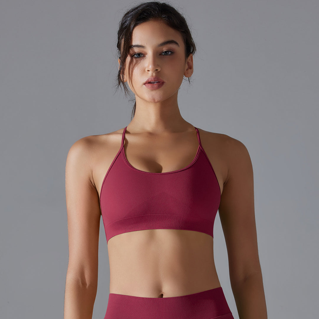 Damen Sport-Bustier mit elegantem Rückenausschnitt und atmungsaktiver Passform Drune
