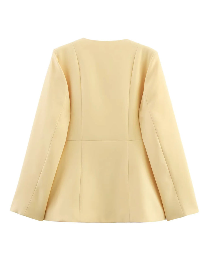 Damen Elegante Blazerjacke mit feinen Knopfdetails und praktischen Taschen Drune