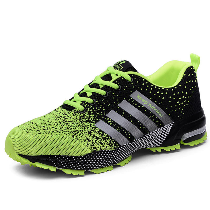 Herren leichte atmungsaktive Lauf‑ und Trail‑Sneaker mit verstärkter Fersendämpfung und griffiger Outdoorlaufsohle Drune