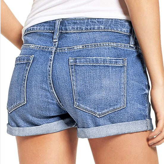 Damen Jeans-Shorts im lässigen Destroyed-Look Drune