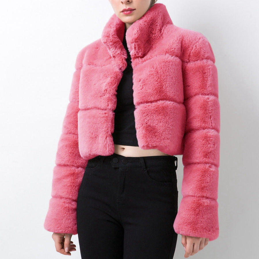 Drune | Damen Modische Kurze Jacke Neppels