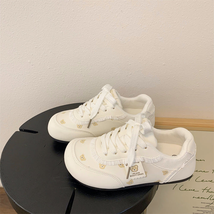Damen Sneakers mit bezaubernden Bärenmotiven und bequemer Dämpfung Drune