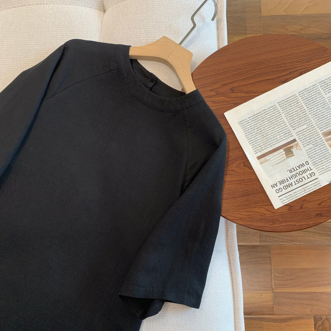 Damen Elegante und luftige Bluse aus feinem Stoff Drune