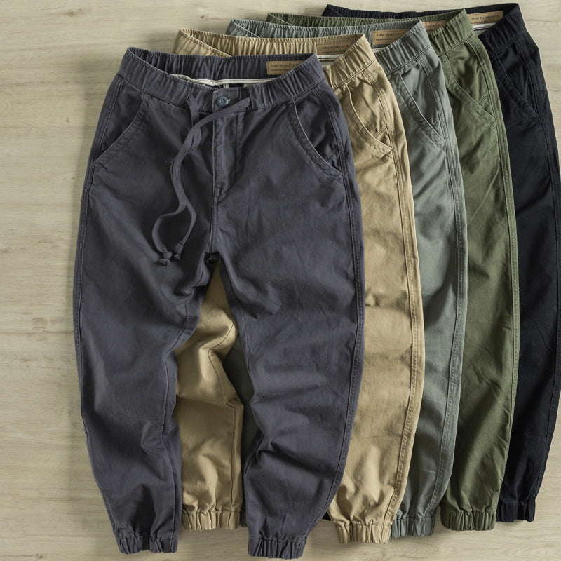 Herren Angesagte Cargo-Hosen mit Gummizug Drune