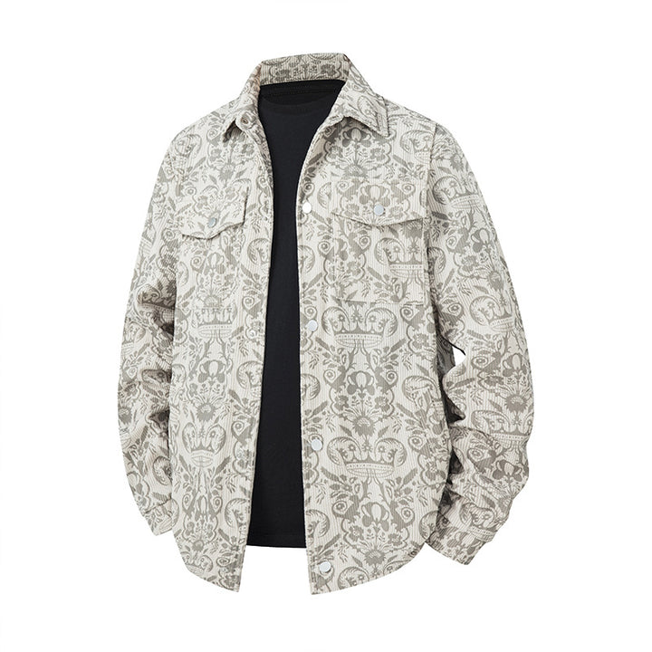 Damen Modische Overshirt Jacke Drune