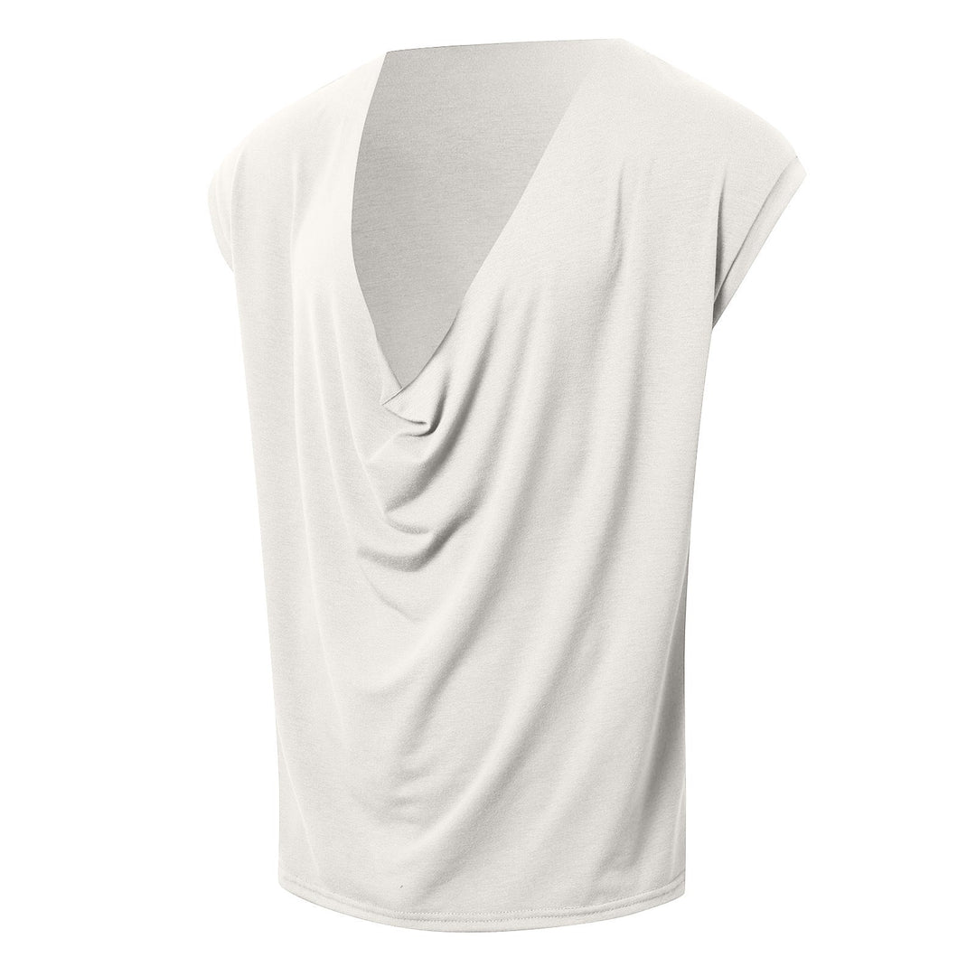 Damen Elegantes V-Ausschnitt Blusenshirt mit lässigem Schnitt Drune