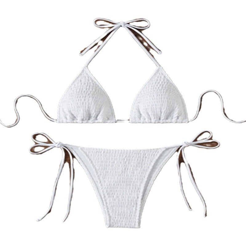 Damen Triangel-Bikini mit strukturierter Oberfläche Drune