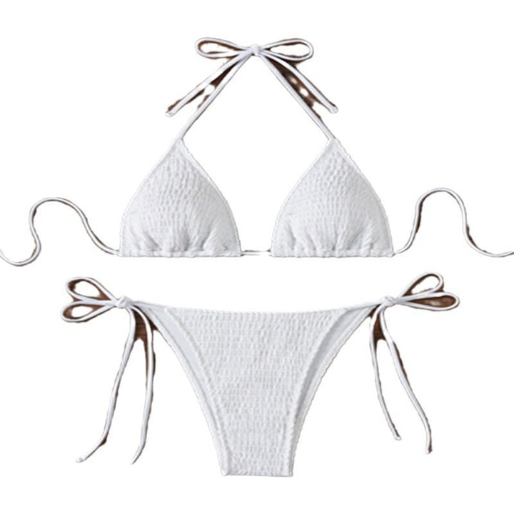 Damen Triangel-Bikini mit strukturierter Oberfläche Drune