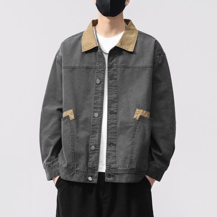 Herren Bequeme Utility-Jacke Drune