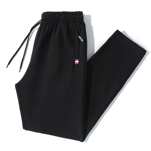 Herren Tapered-Jogginghose mit Tunnelzug, Reißverschlusstasche & Rippbündchen Drune