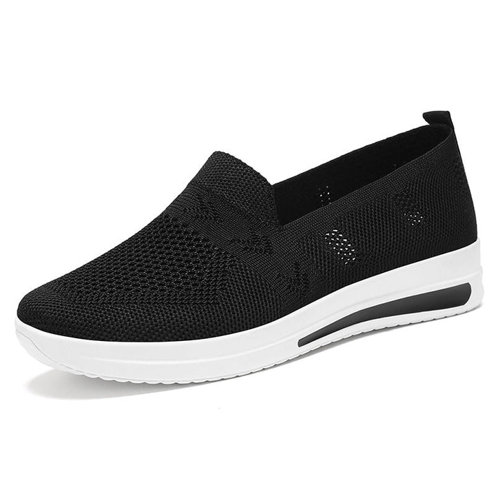 Damen Atmungsaktive Slip-On Sneakers mit flexiblem Obermaterial und komfortablem Fußbett Drune