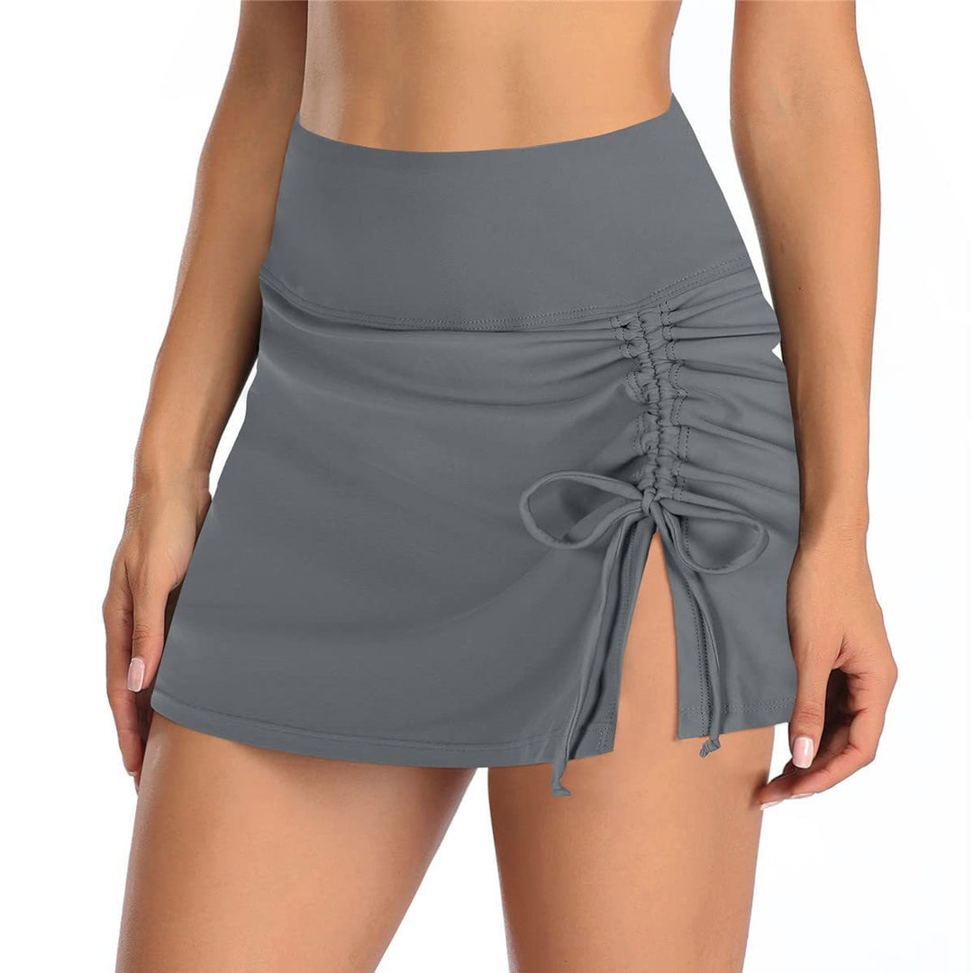 Damen Wickelrock mit seitlichem Raffungselement Drune