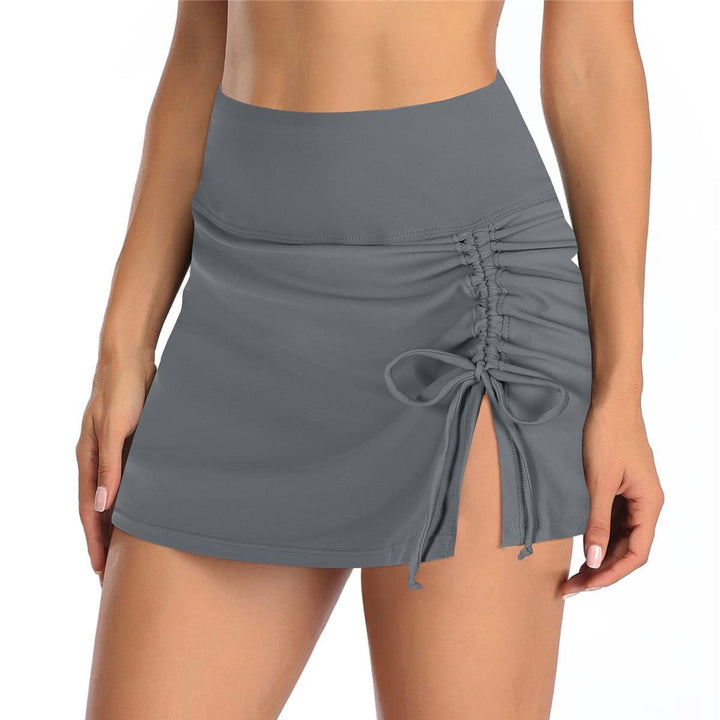 Damen Wickelrock mit seitlichem Raffungselement Drune