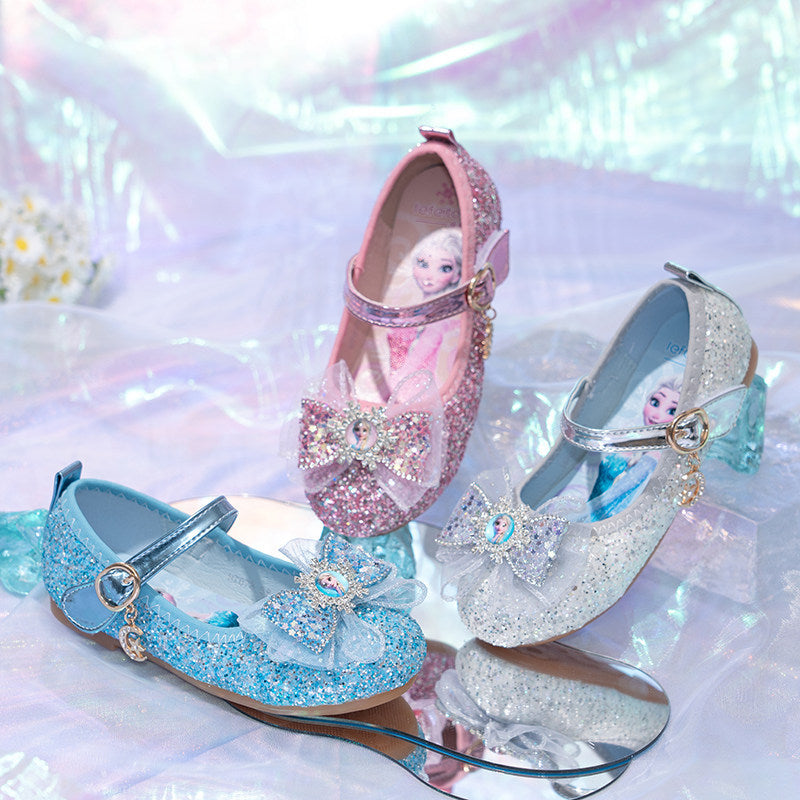 Mädchen Glitzernde Ballerina mit dekorativer Schleifenapplikation Drune